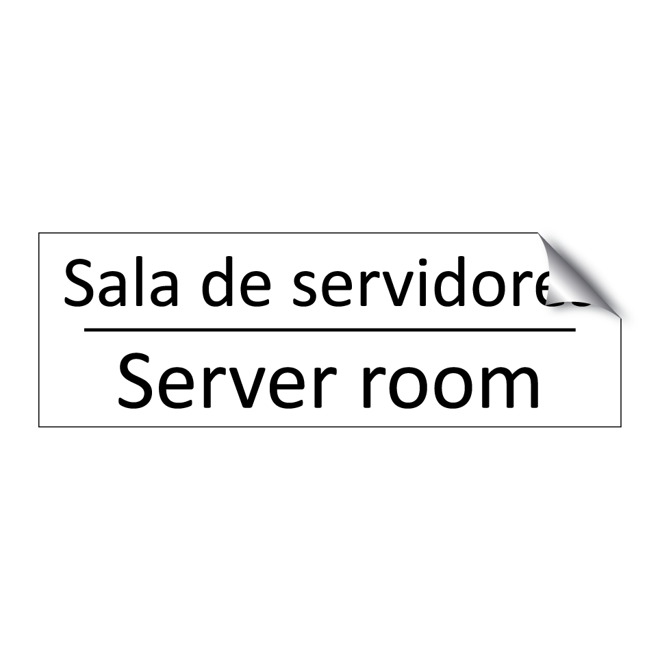 Sala de servidores - Server room
