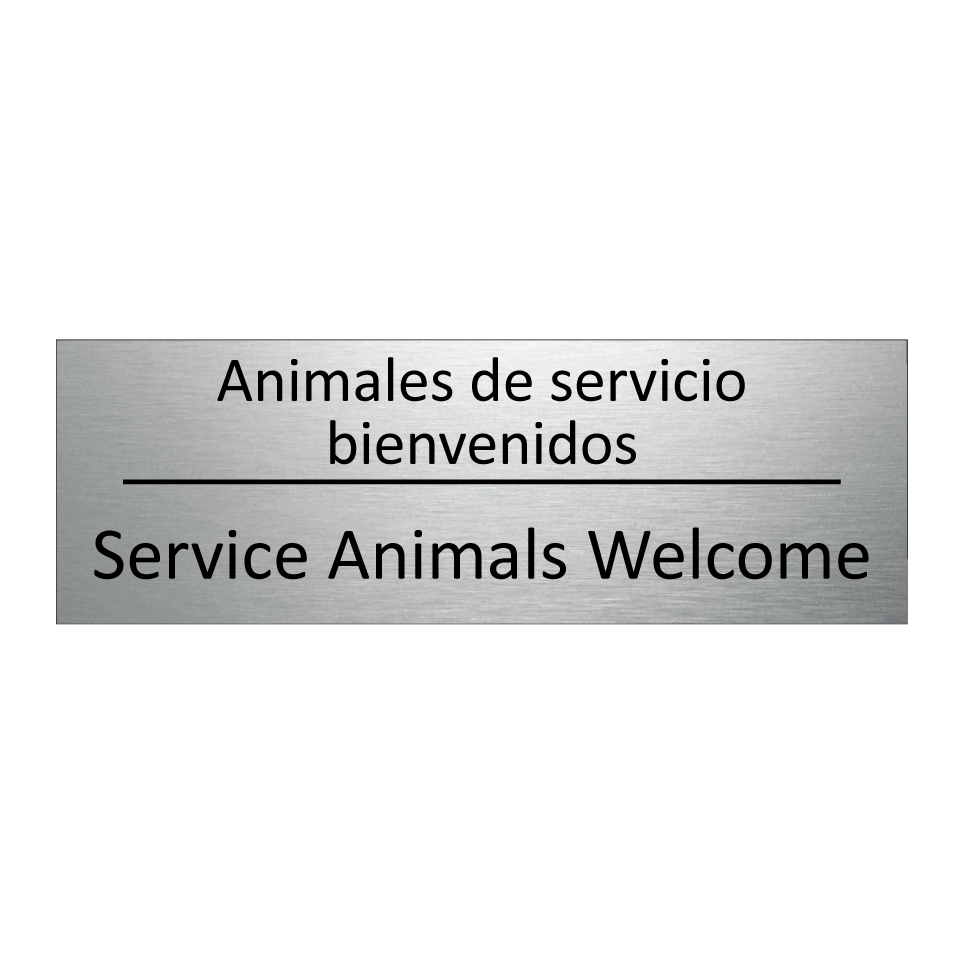 Animales de servicio /.../ - Service Animals Welcome