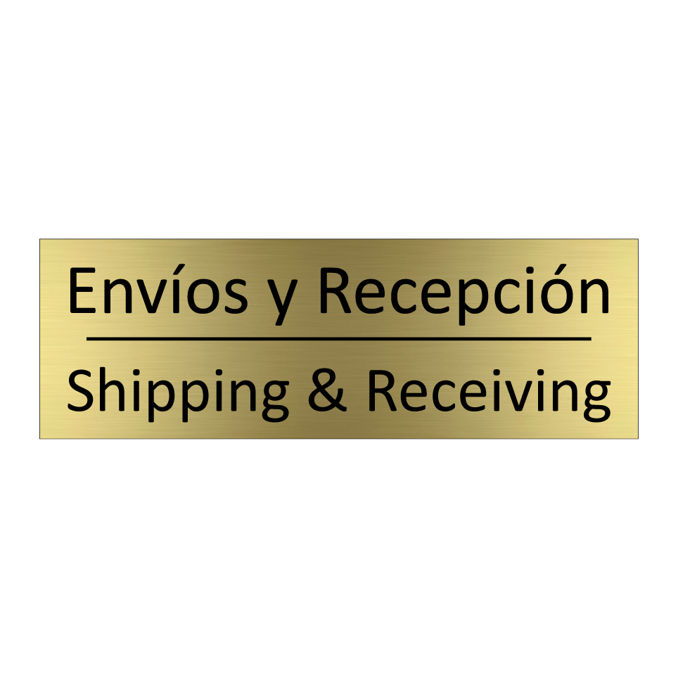 Envíos y Recepción - Shipping & Receiving