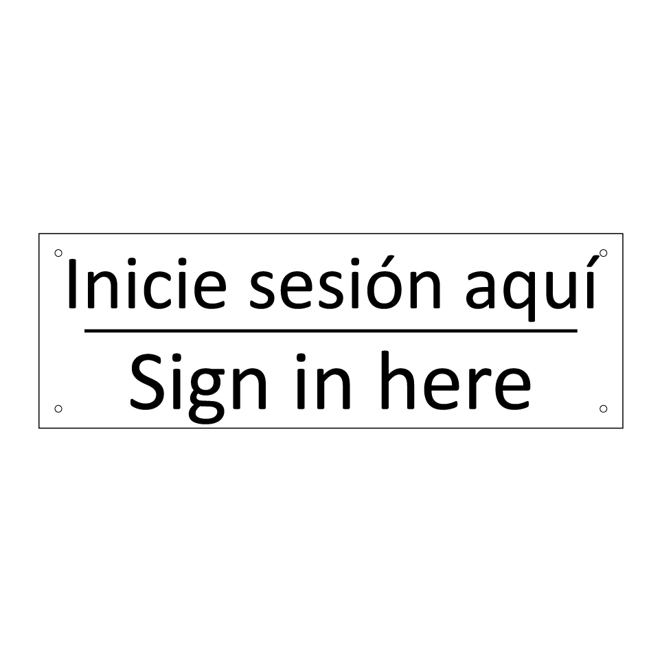 Inicie sesión aquí - Sign in here
