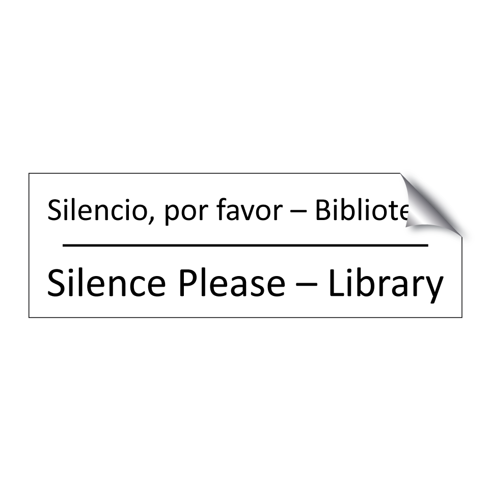 Silencio, por favor – /.../ - Silence Please – Library