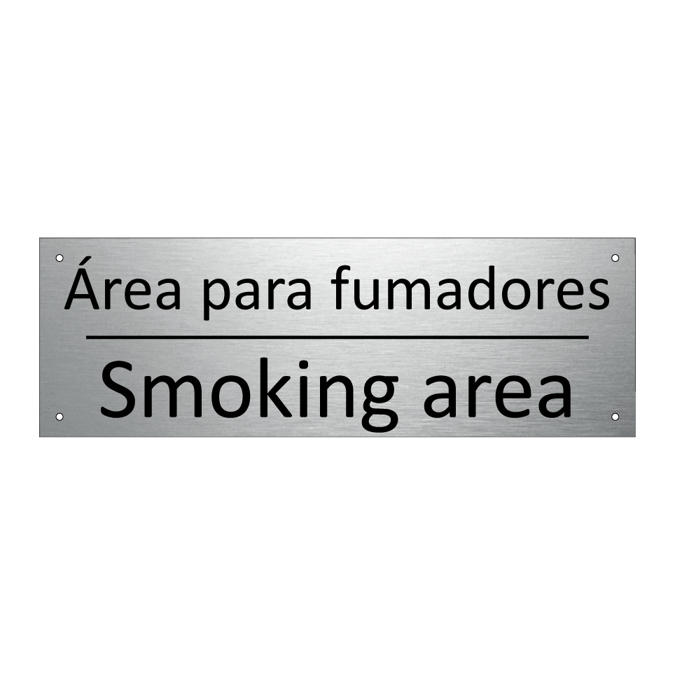Área para fumadores - Smoking area