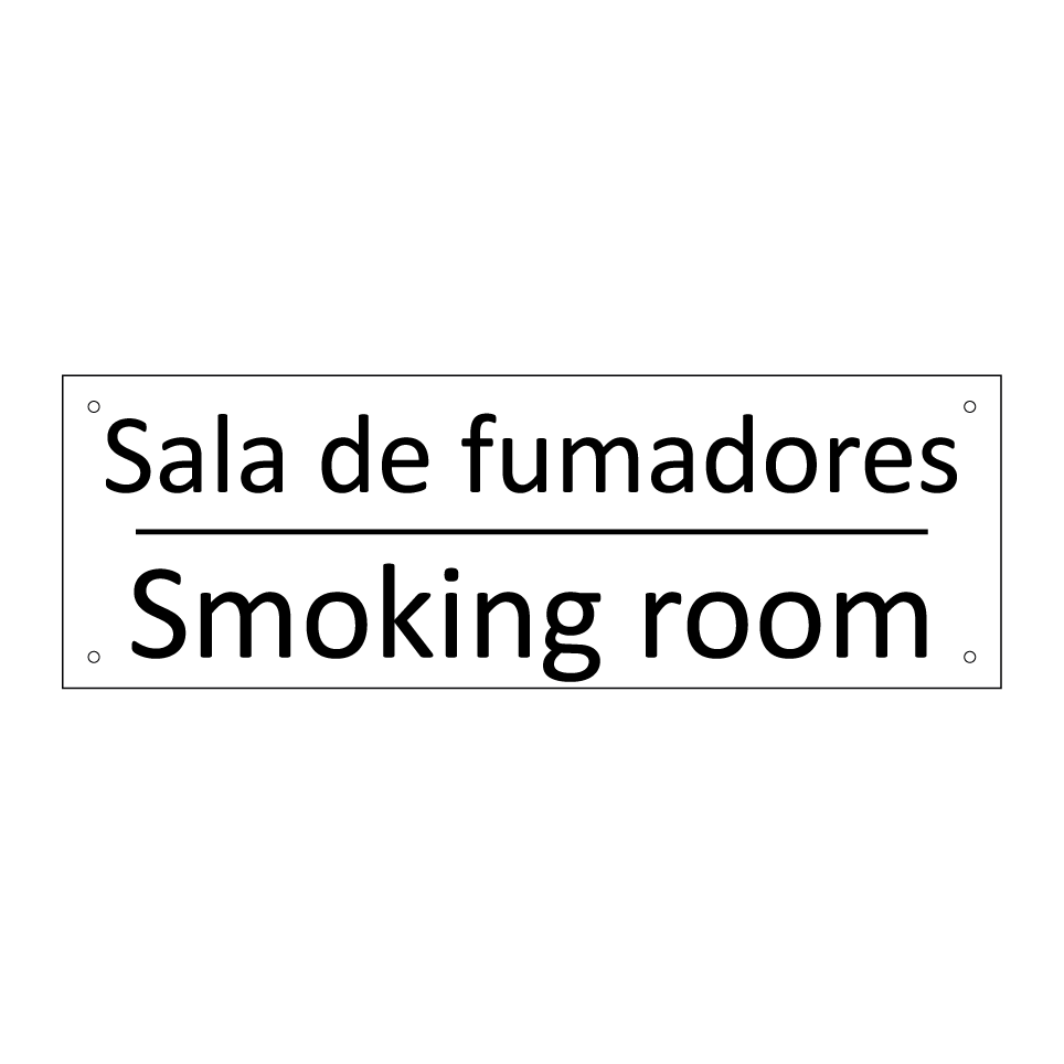 Sala de fumadores - Smoking room