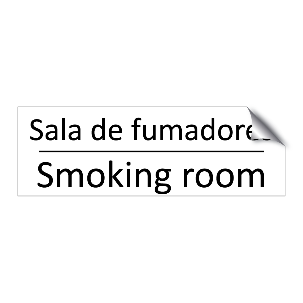 Sala de fumadores - Smoking room