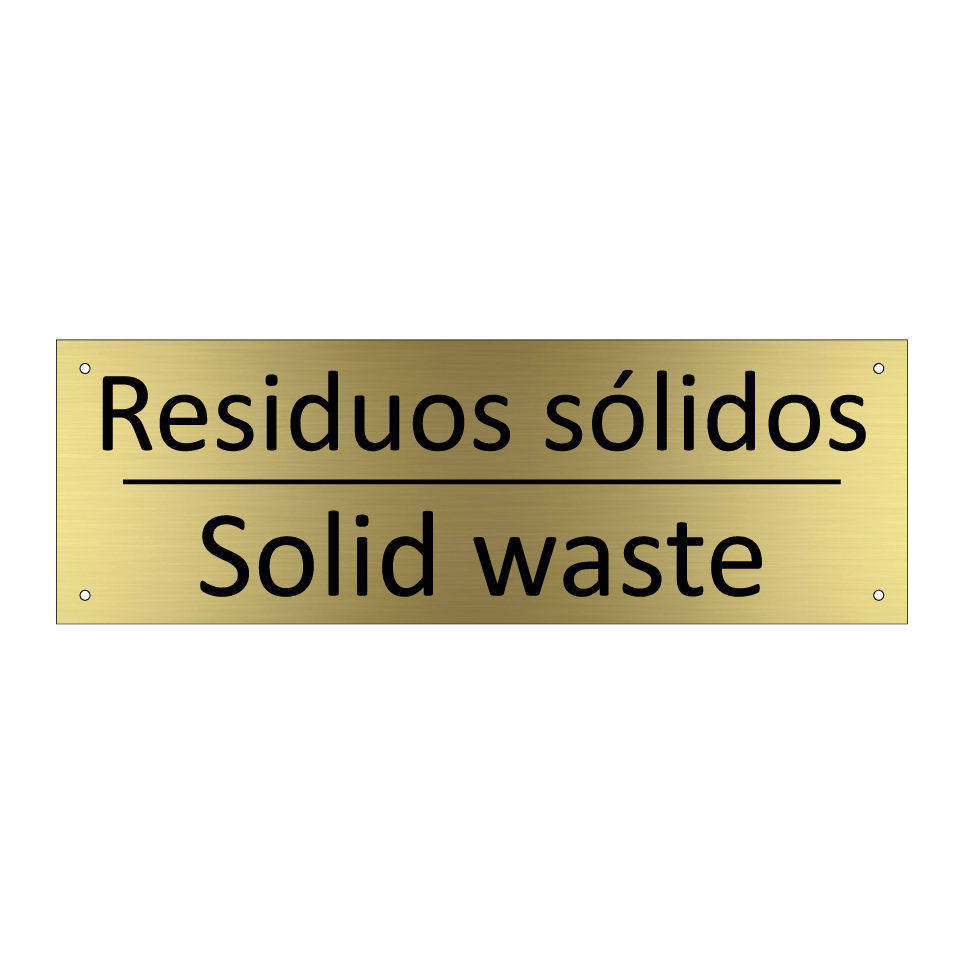 Residuos sólidos - Solid waste