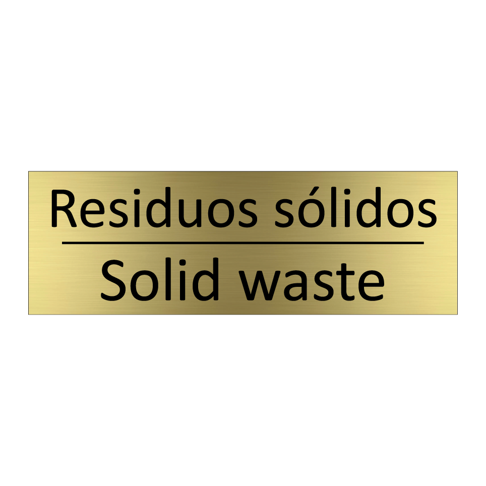 Residuos sólidos - Solid waste