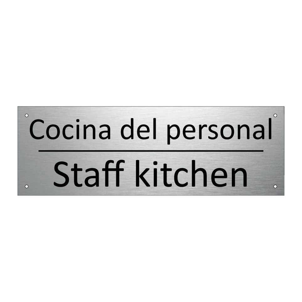 Cocina del personal - Staff kitchen