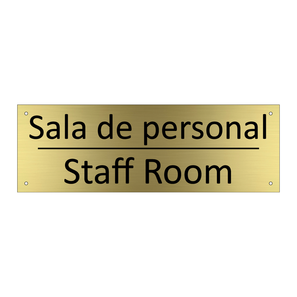 Sala de personal - Staff Room
