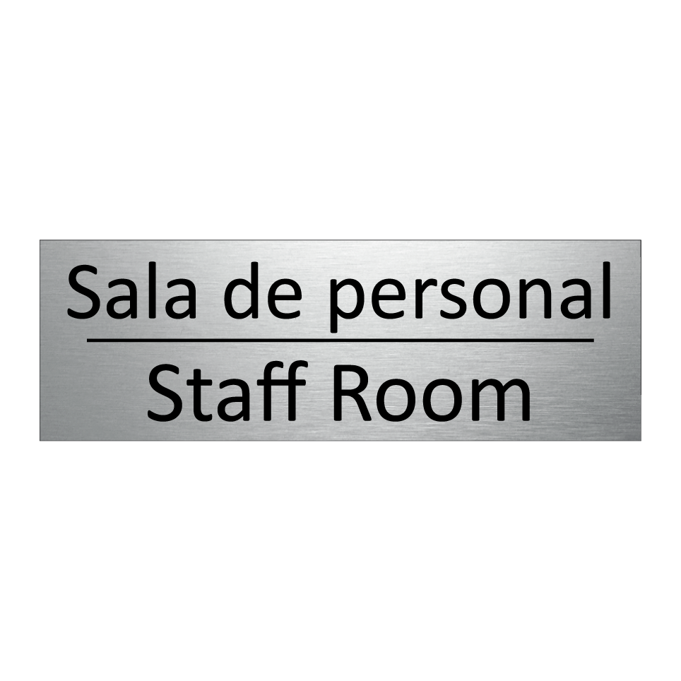Sala de personal - Staff Room