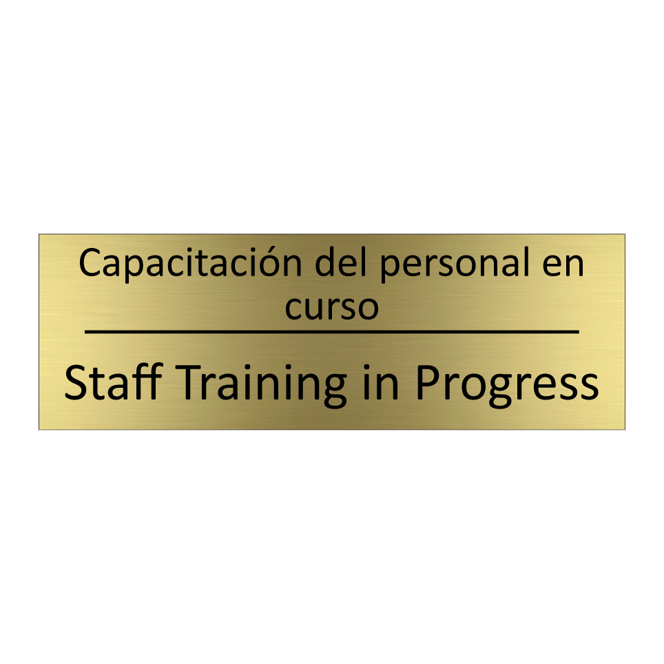 Capacitación del personal en /.../ - Staff Training in Progress