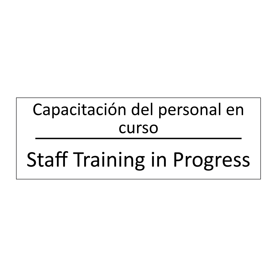 Capacitación del personal en /.../ - Staff Training in Progress