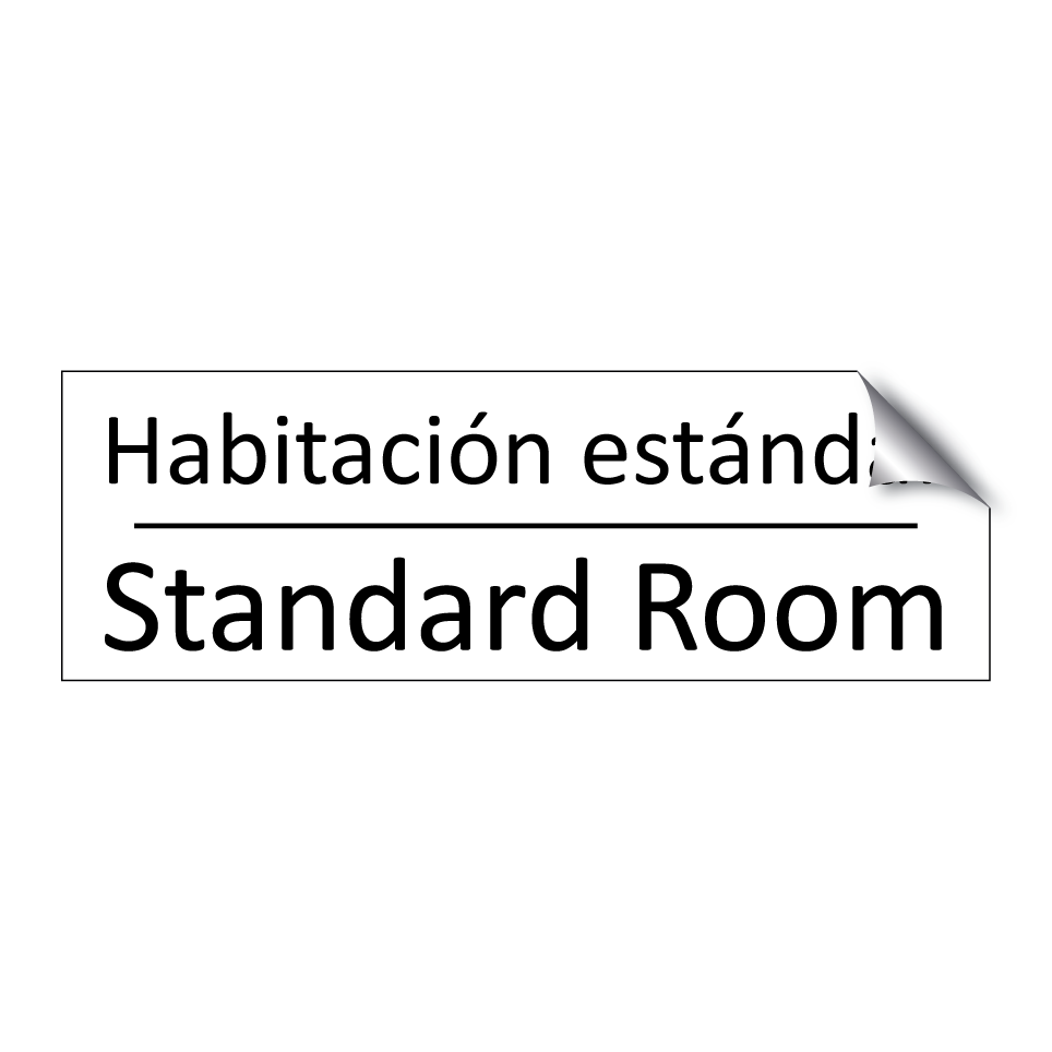 Habitación estándar - Standard Room