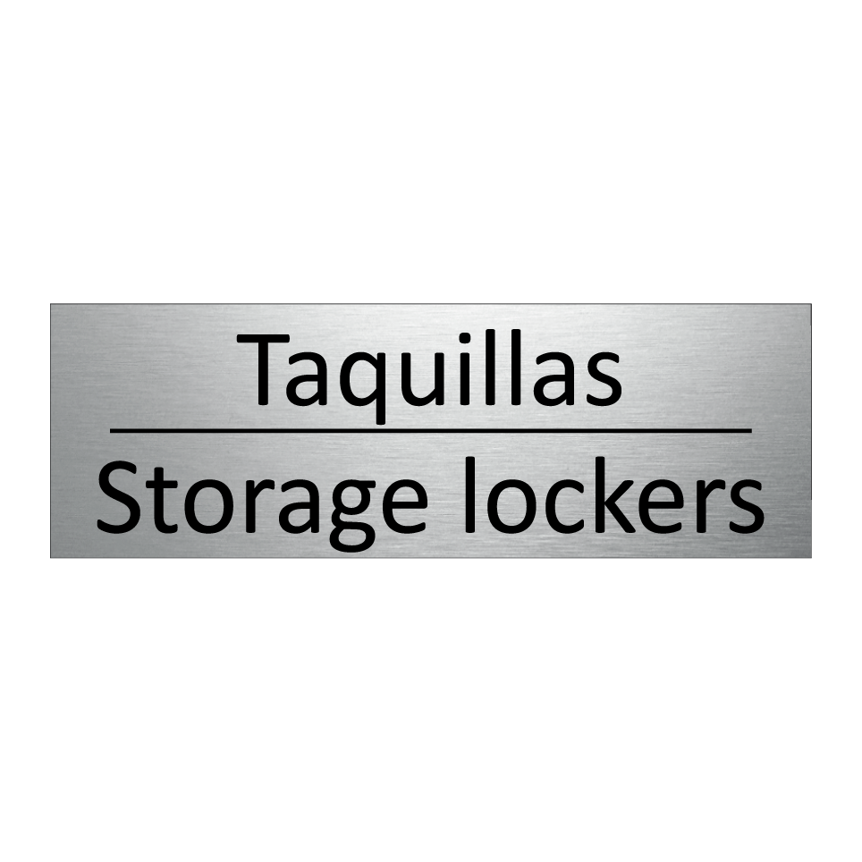 Taquillas - Storage lockers
