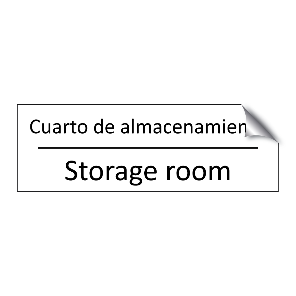 Cuarto de almacenamiento - Storage room