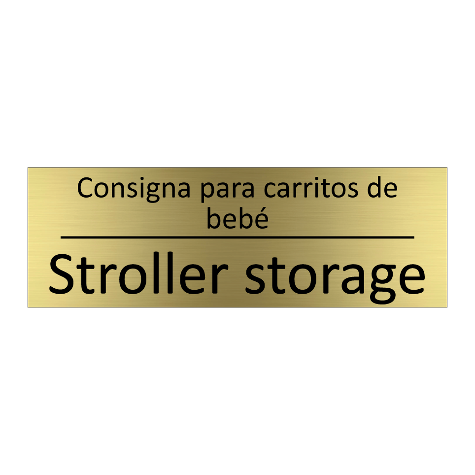 Consigna para carritos de bebé - Stroller storage