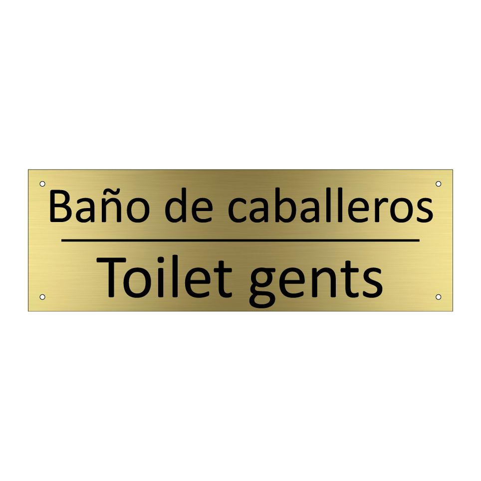 Baño de caballeros - Toilet gents