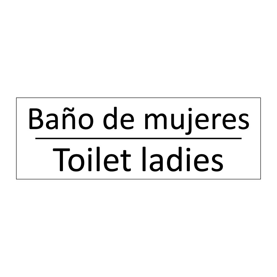 Baño de mujeres - Toilet ladies