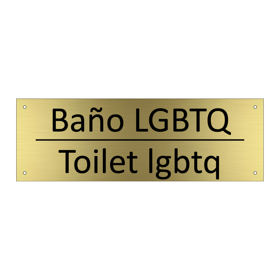 Baño LGBTQ - Toilet lgbtq