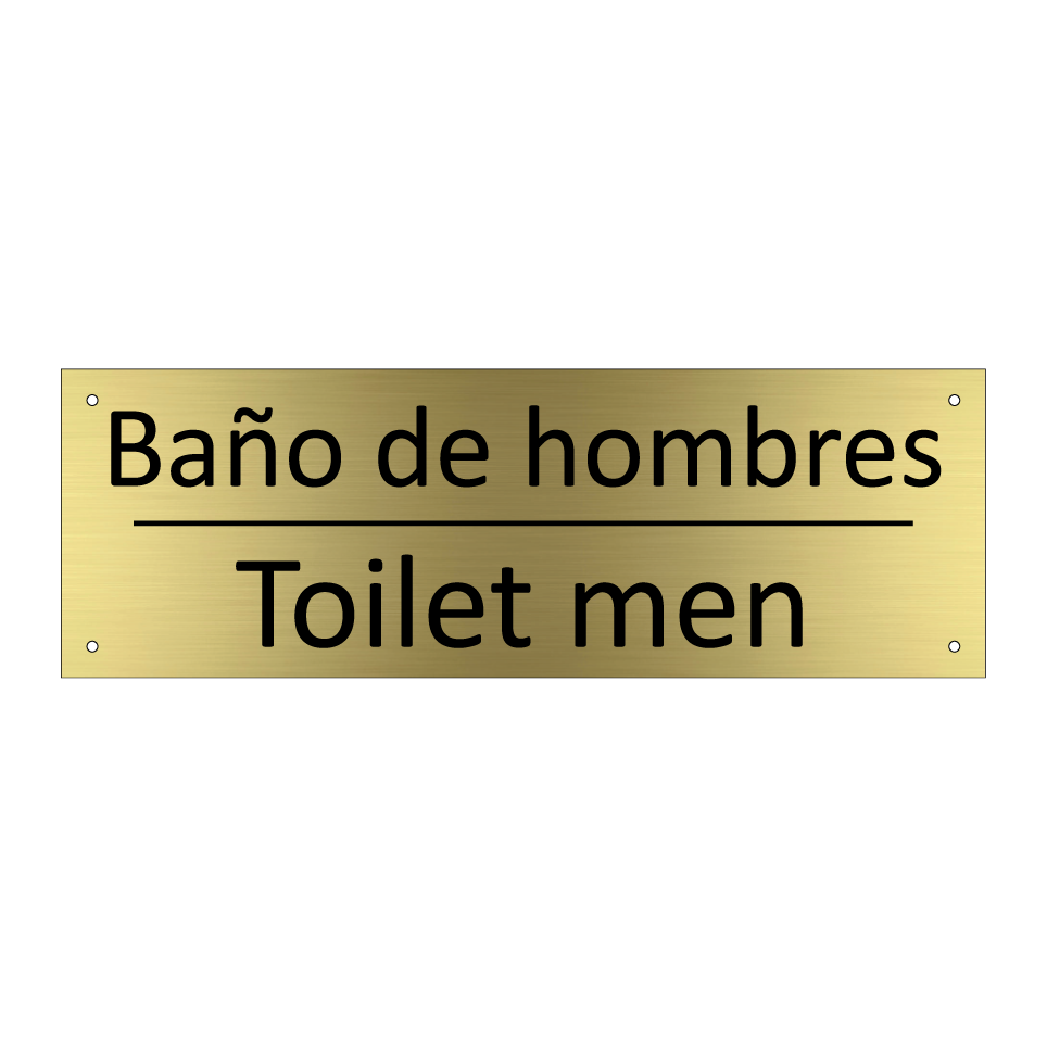 Baño de hombres - Toilet men