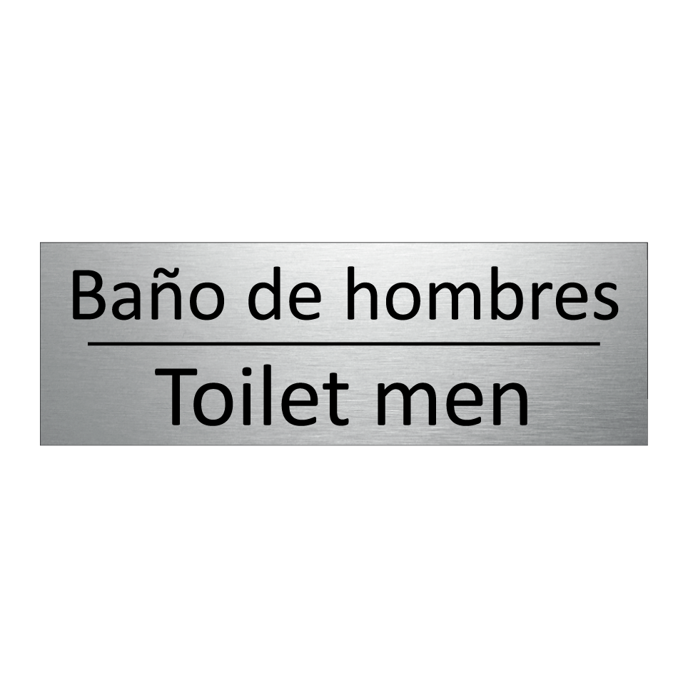 Baño de hombres - Toilet men