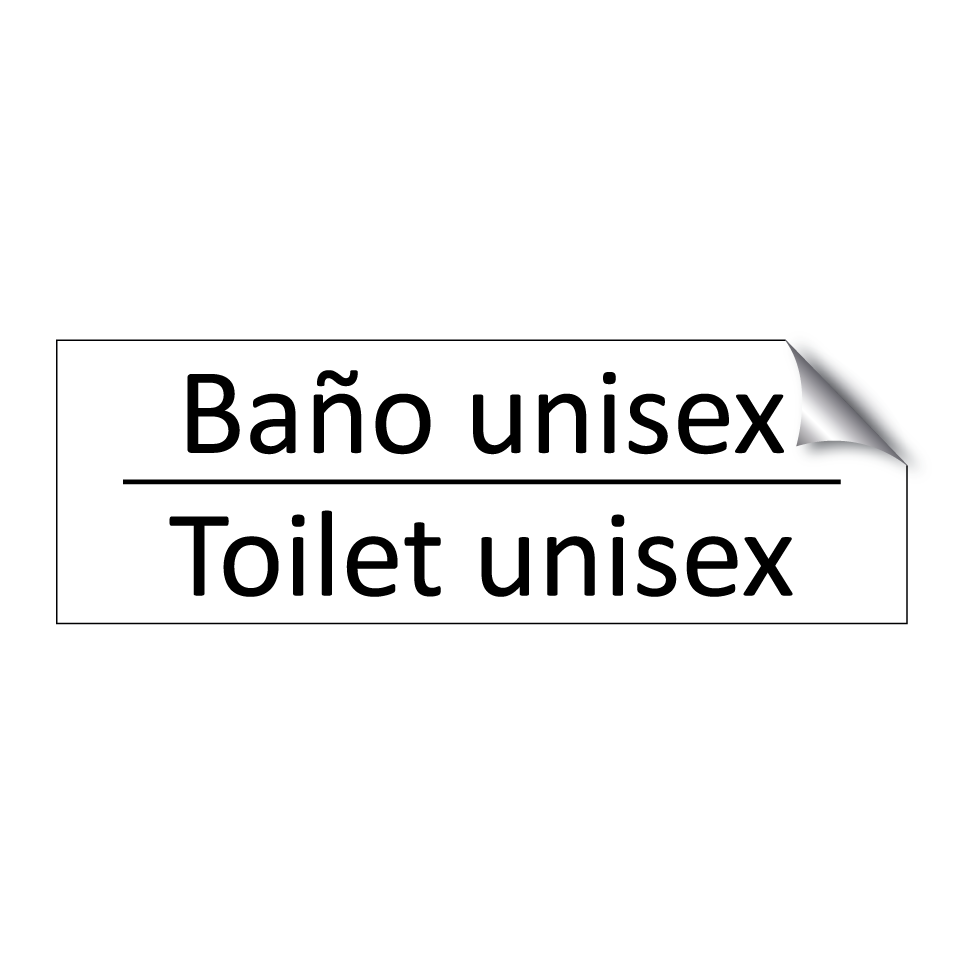 Baño unisex - Toilet unisex