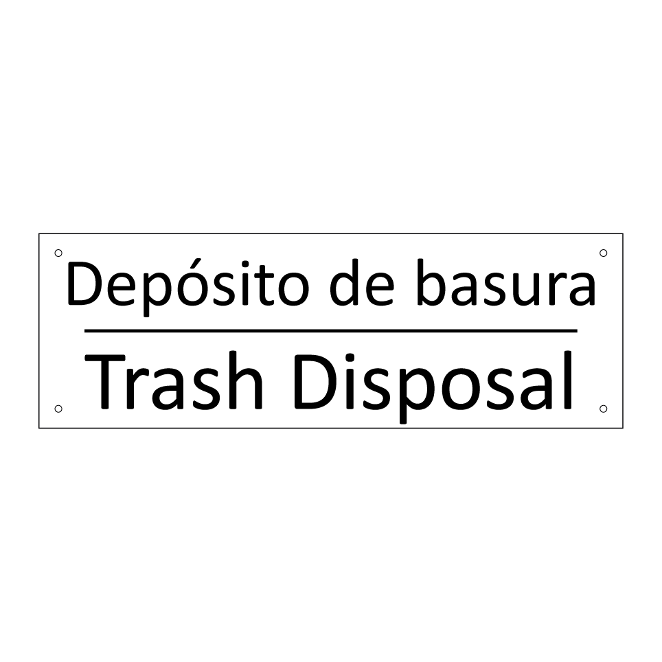 Depósito de basura - Trash Disposal