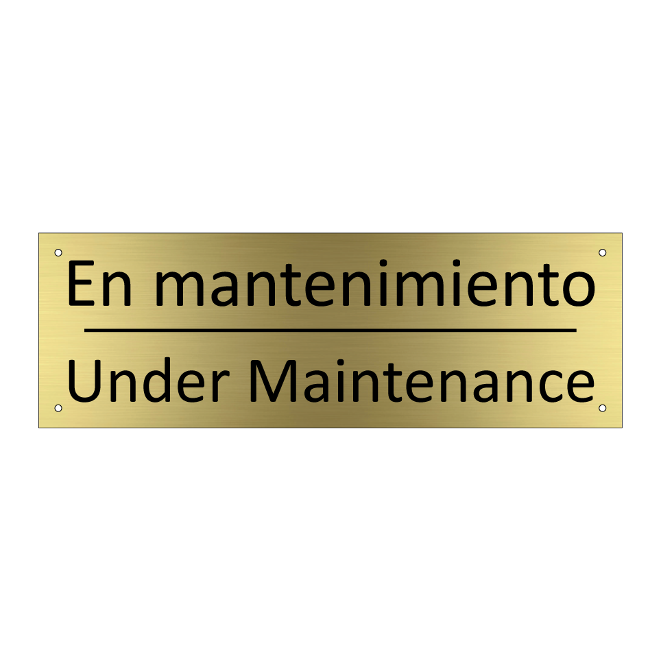 En mantenimiento - Under Maintenance
