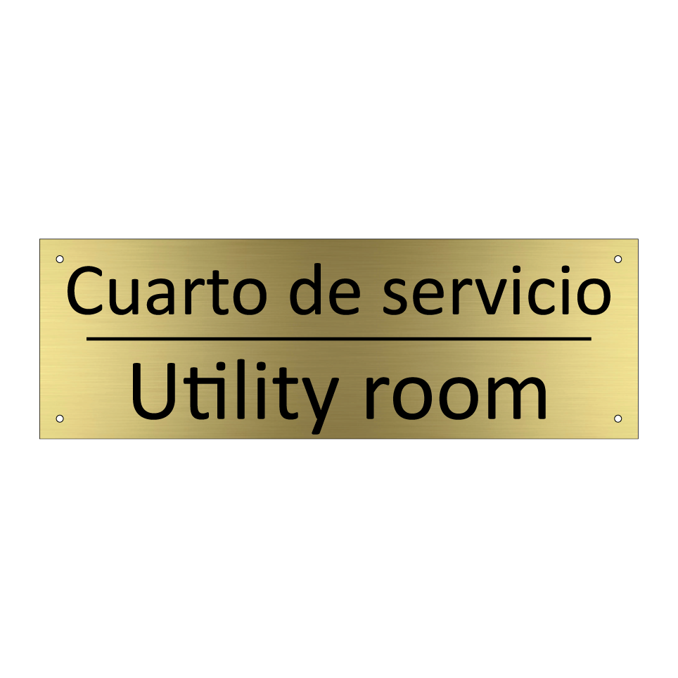 Cuarto de servicio - Utility room