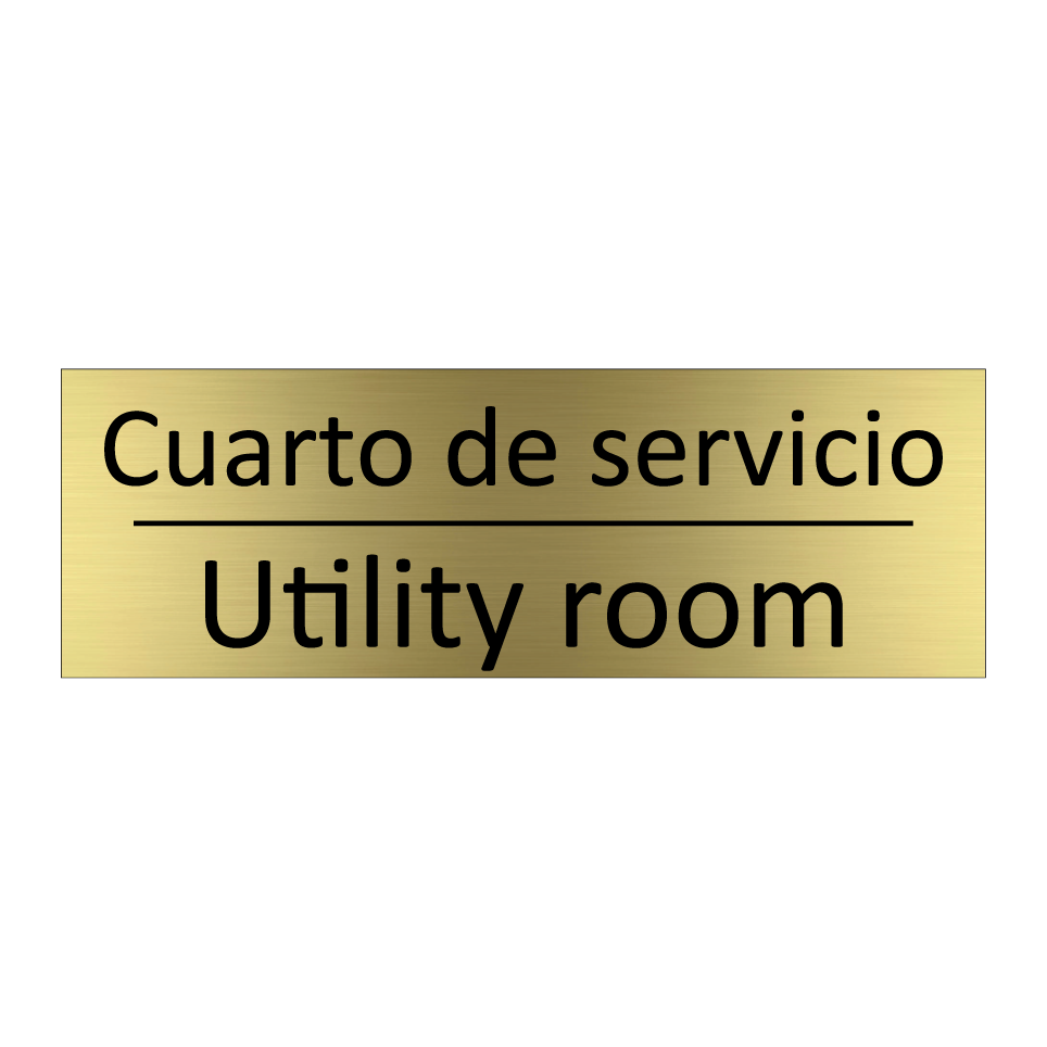 Cuarto de servicio - Utility room
