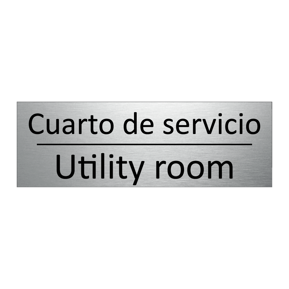 Cuarto de servicio - Utility room