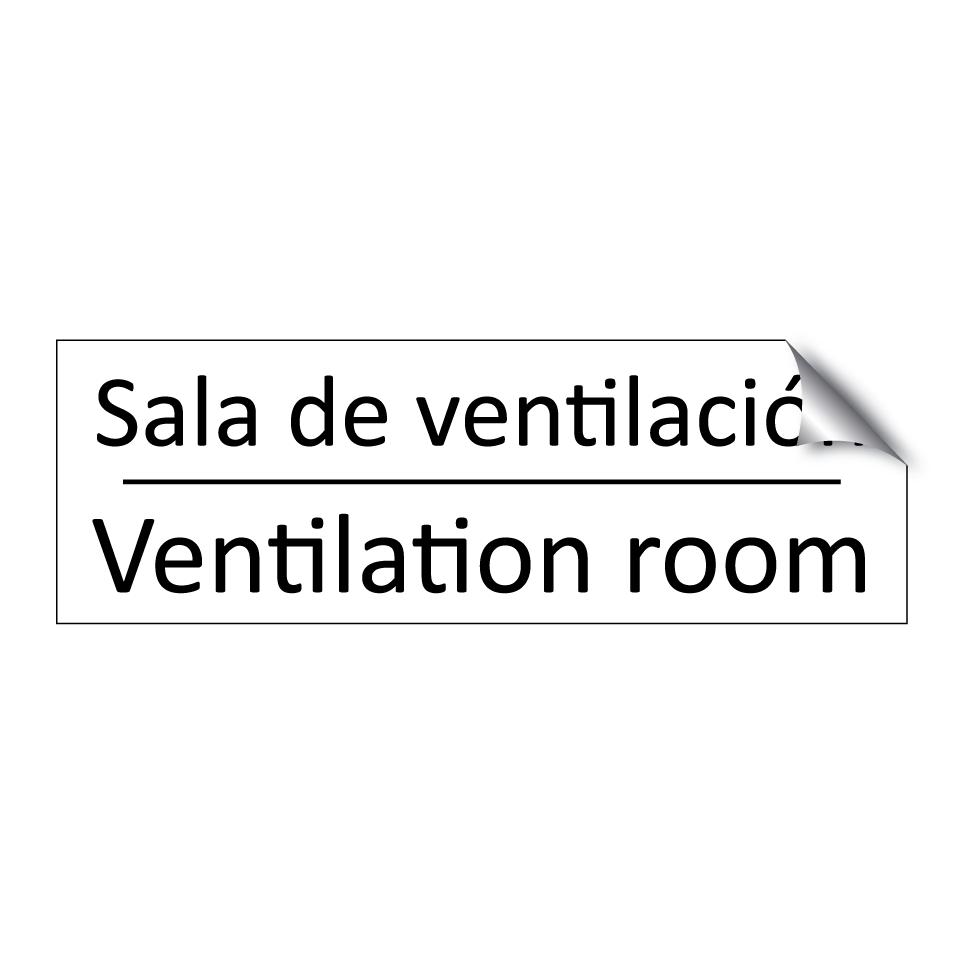 Sala de ventilación - Ventilation room