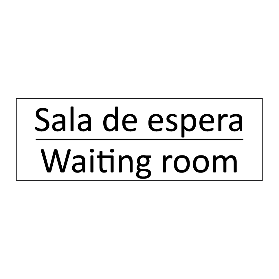 Sala de espera - Waiting room
