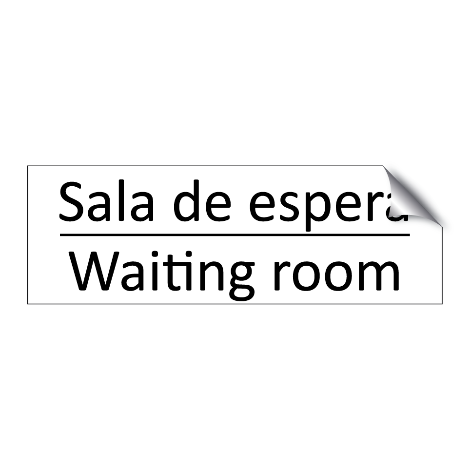 Sala de espera - Waiting room