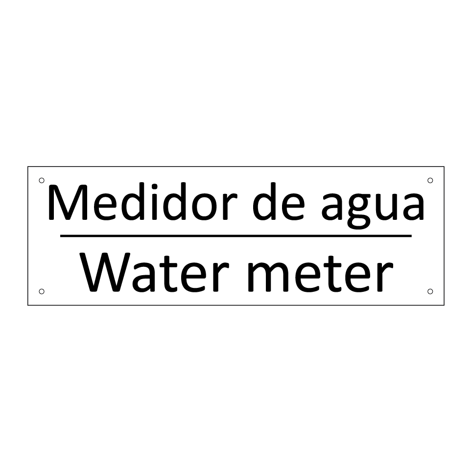 Medidor de agua - Water meter