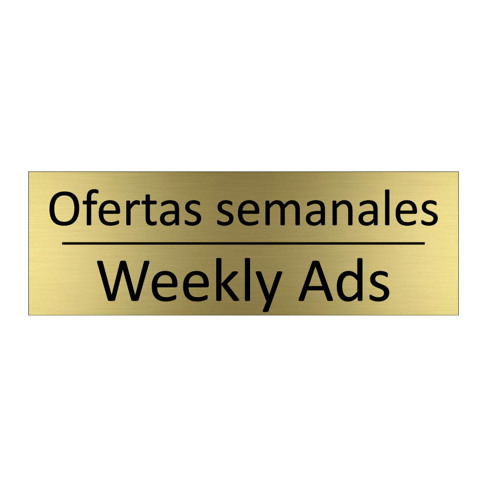 Ofertas semanales - Weekly Ads