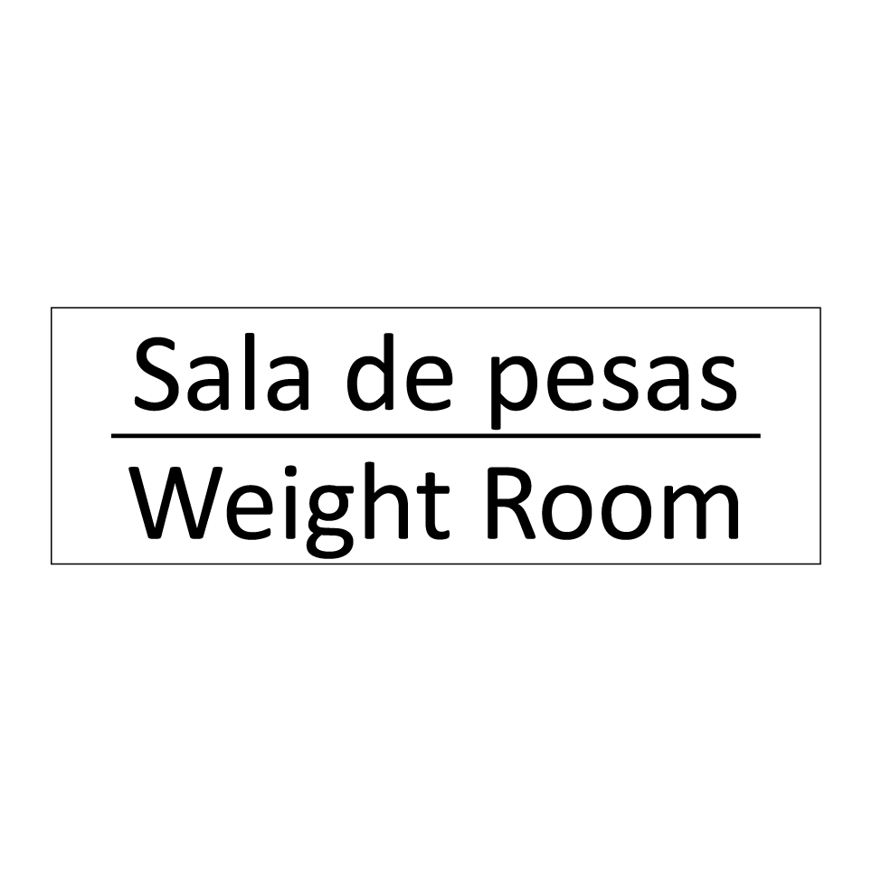Sala de pesas - Weight Room