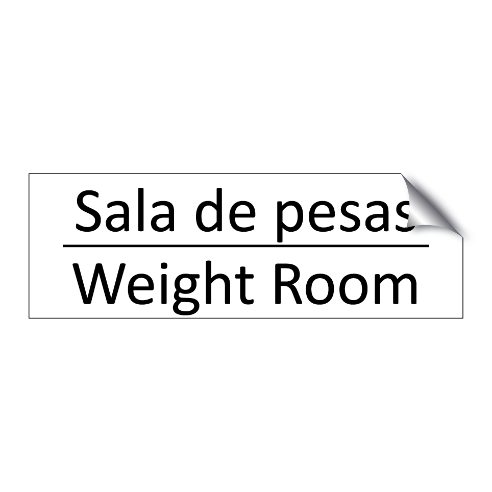 Sala de pesas - Weight Room