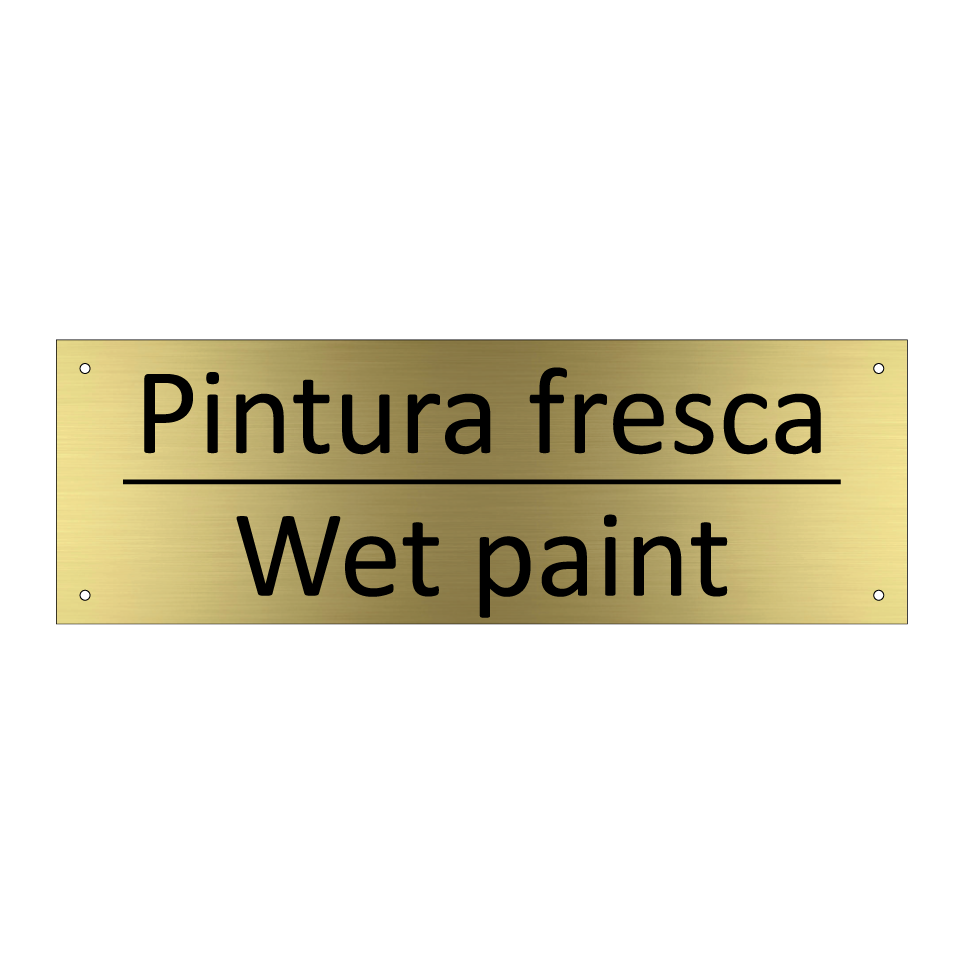 Pintura fresca - Wet paint