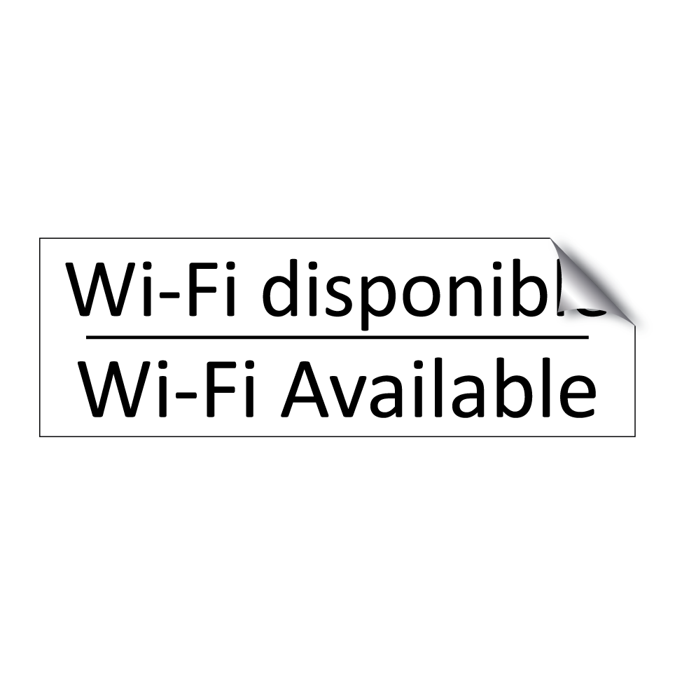 Wi‑Fi disponible - Wi-Fi Available