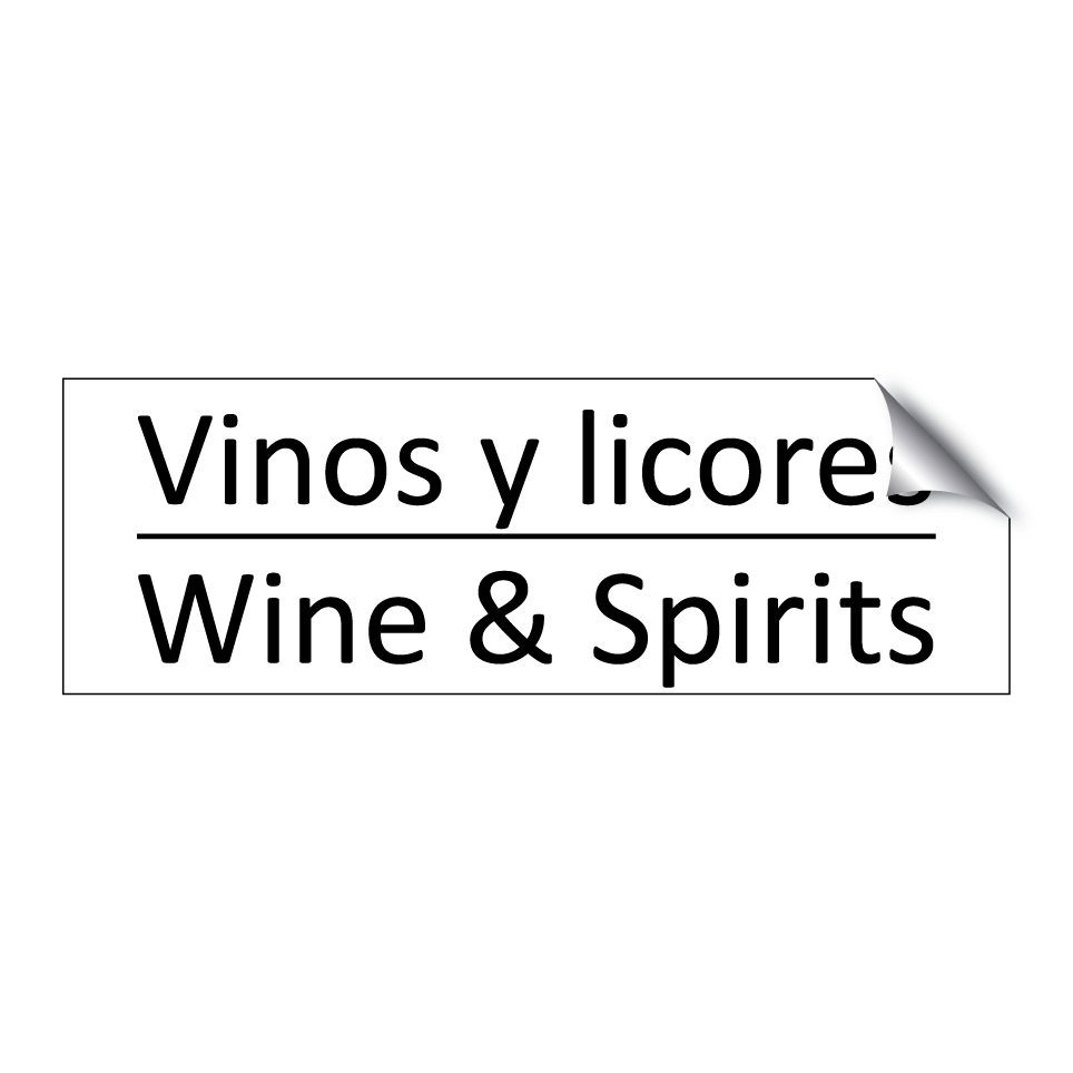 Vinos y licores - Wine & Spirits