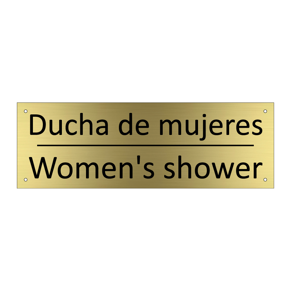 Ducha de mujeres - Women's shower