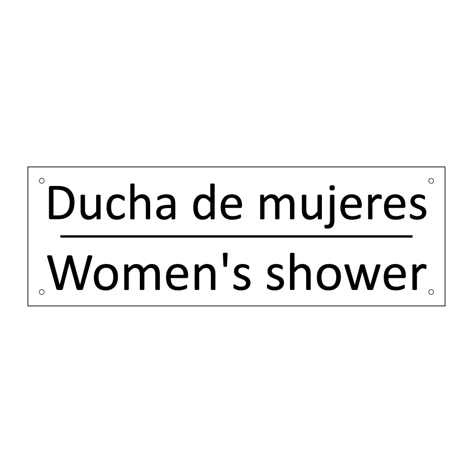 Ducha de mujeres - Women's shower