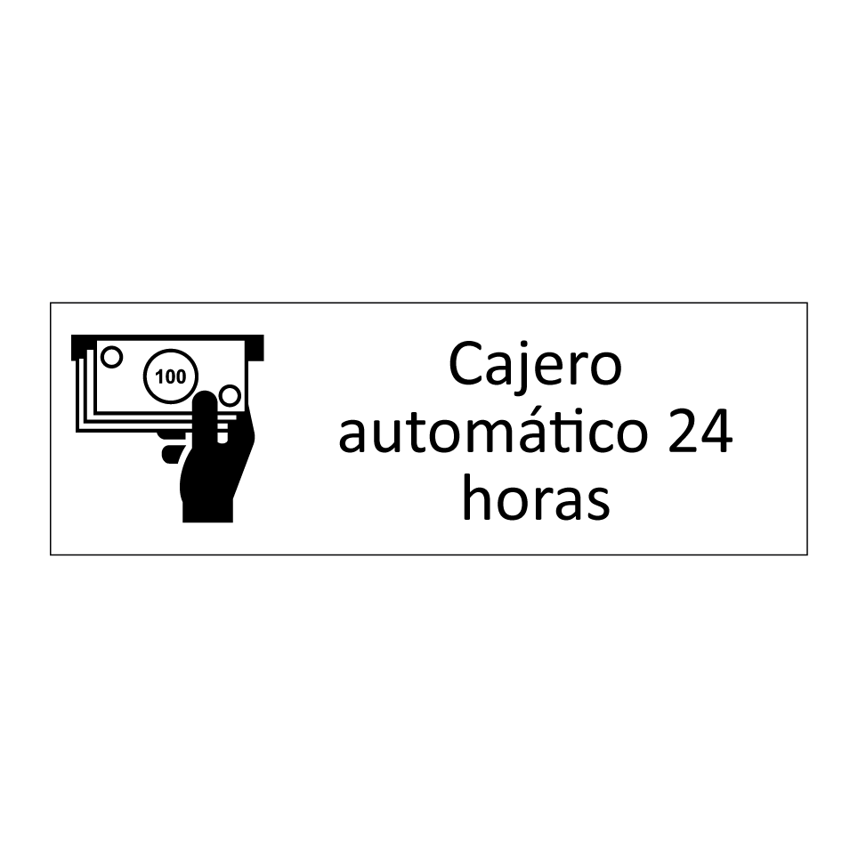 Cajero automático 24 horas