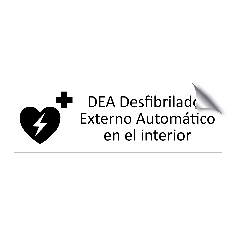DEA Desfibrilador Externo Automático en el interior