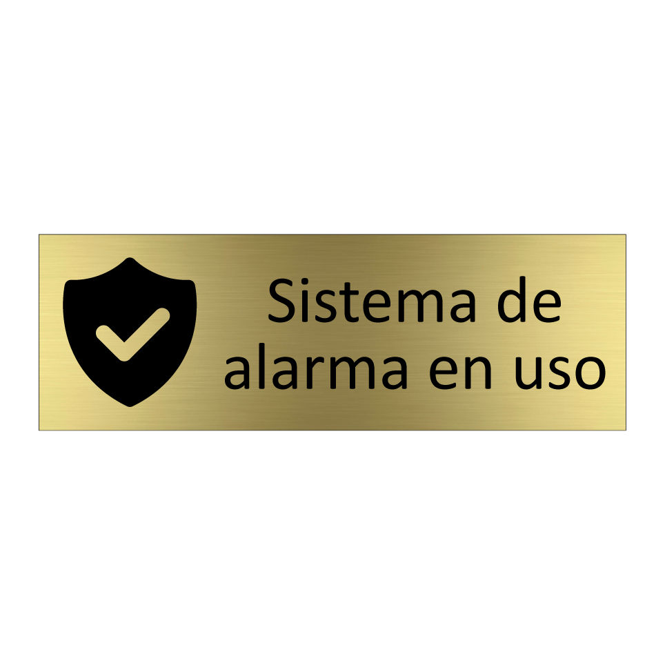 Sistema de alarma en uso