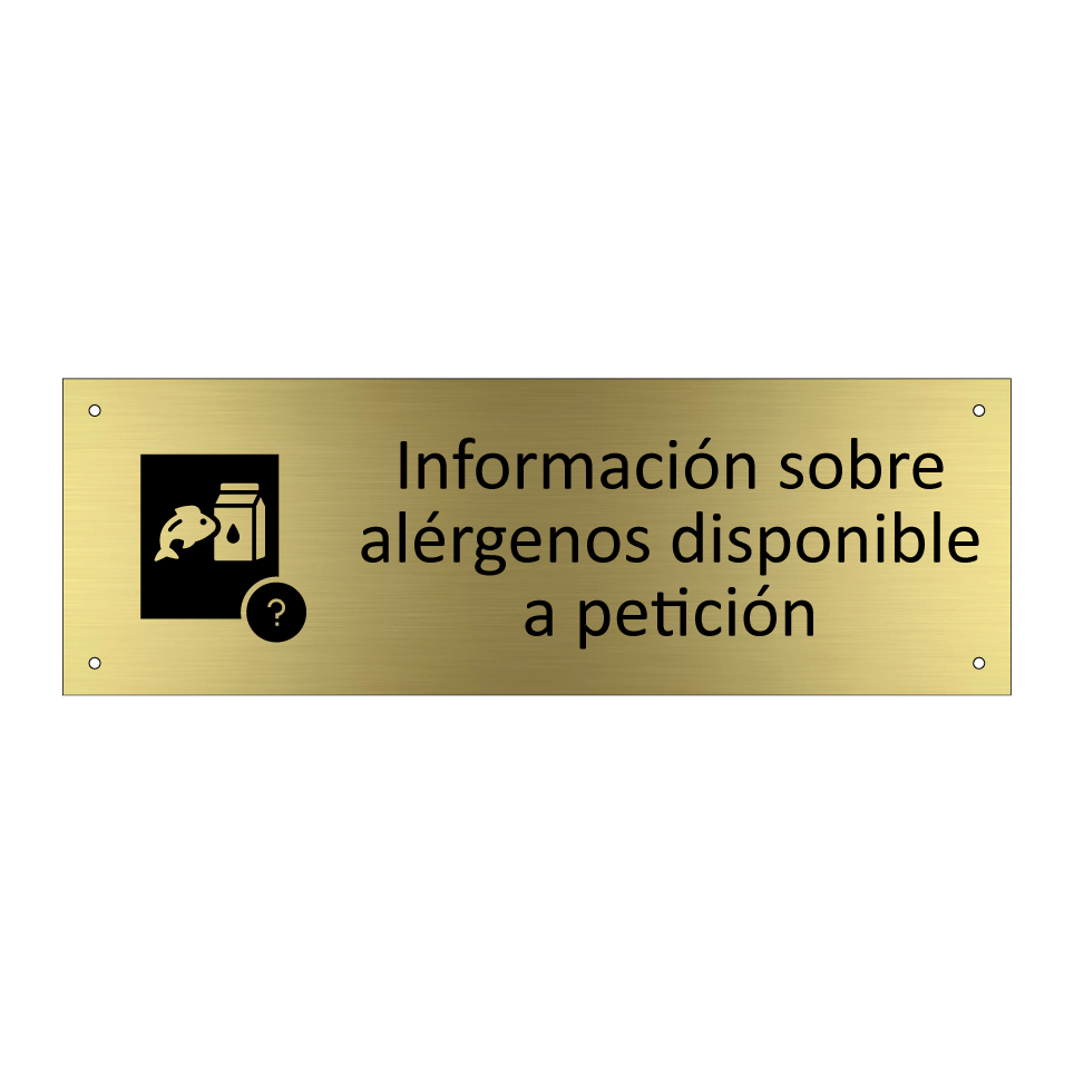 Información sobre alérgenos disponible a petición