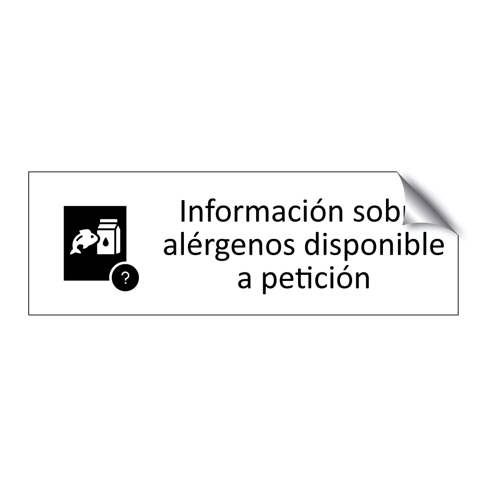 Información sobre alérgenos disponible a petición