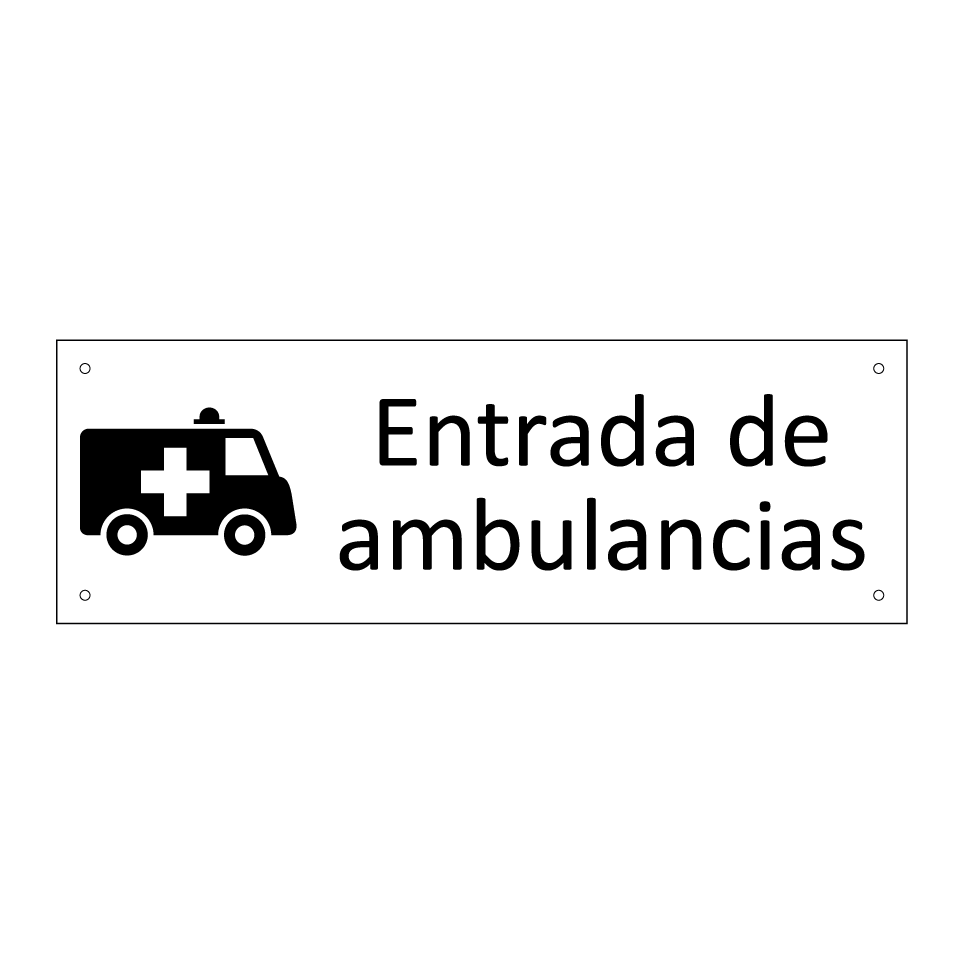 Entrada de ambulancias
