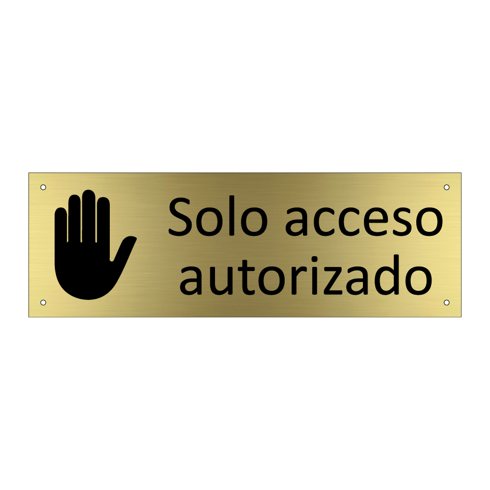 Solo acceso autorizado