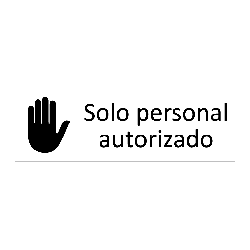 Solo personal autorizado